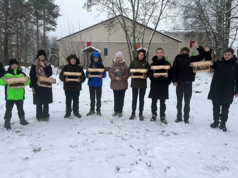 Занятия в школьном лесничестве &amp;quot;Лесные Робинзоны&amp;quot;.